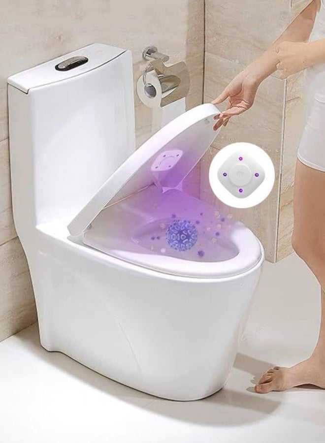 Generic Smart toilet UV sterilizer, negative ion odor removal, rechargeable disinfection lamp  - Image 1