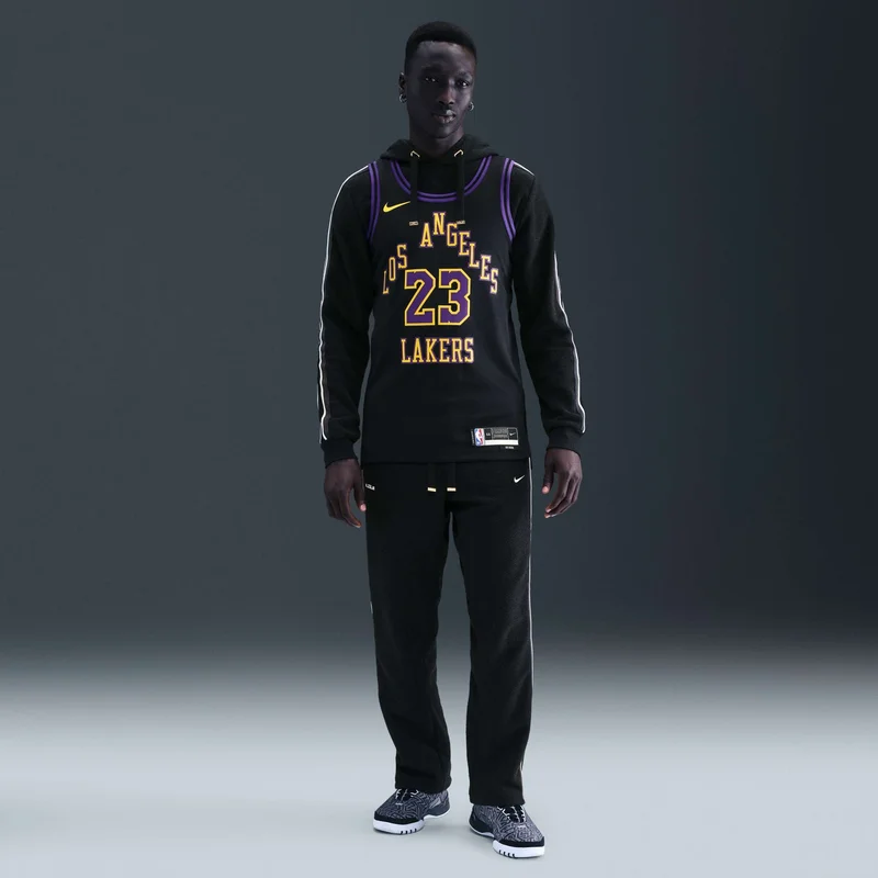 Nike Black Men's NBA Los Angeles Lakers City Edition Swingman Basketball Jersey for Men | Best Price UAE