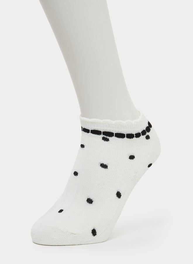 Styli Pack of 5 - Girls Bow Pattern Socks - Image 4