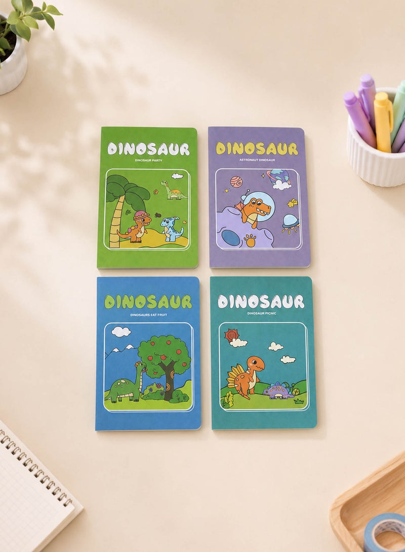 Midi Dinosaur Paradise Car Line Book A5 (Mixed) - Image 1