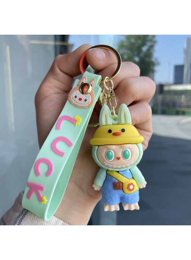 NIBEMINENT LABUBU Keychains, Cute Figurines, Student Schoolbag Pendants And Gifts 