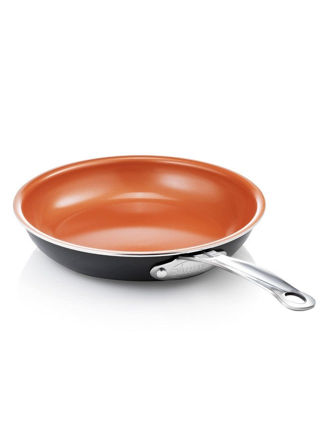 جوثام ستيل مقلاة جوثام ستيل غير لاصقة مقاس 9.5 بوصة، مقلاة غير لاصقة، مقلاة سيراميك صحية وغير سامة للطهي، مقلاة غير لاصقة، مقلاة آمنة للاستخدام في الفرن، آمنة للاستخدام في غسالة الأطباق - نحاسي - Image 1