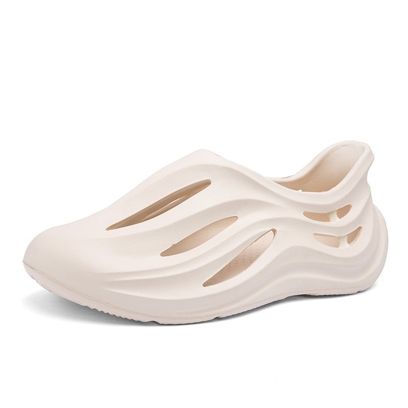 Coconut Hole Shoes Summer Thick-Soled Baotou Breathable Sandals Excrement Outdoor Non-Slip Beach Men'S Shoes - Image 1