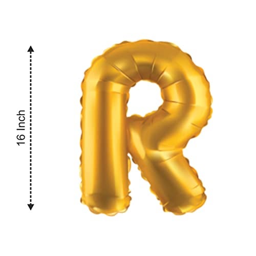 JUST PARTY Gold Letters Alphabets Foil Balloons for Birthday/Anniversary/Bachelorette/Wedding/Farewell & Other Ocassions, Make Your Own Custom Phrase - Image 3