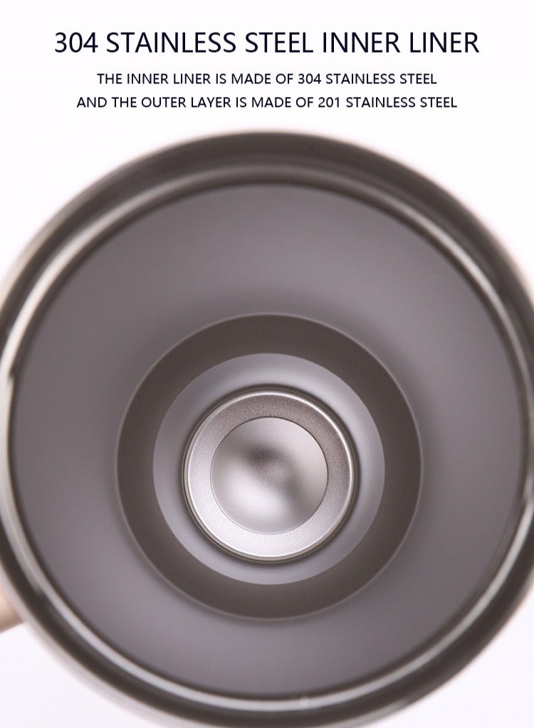 جيوان الفولاذ المقاوم للصدأ فراغ مزدوج كأس الماء الساخن ، مع مقبض غطاء القش ، يمكن أن تجعل المشروبات المبردة 24 ساعة غسالة صحون آمنة 1200 مل الأزرق - Image 2