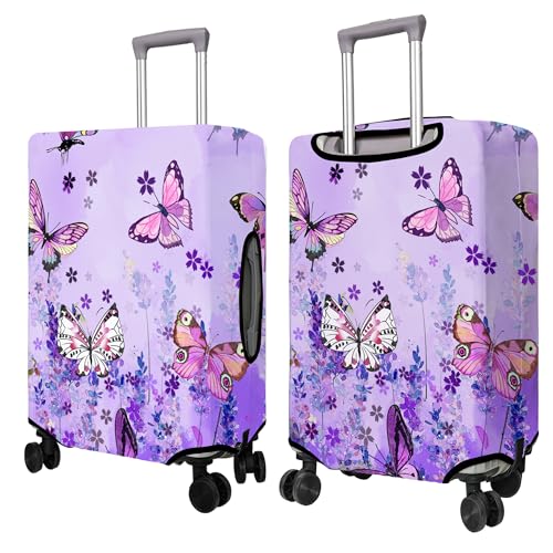 PtRug Travel Luggage Cover Suitcase Protector Fits 1832 Inch Wheel Covers PatternedTravel Related Items Flower Luggage Protector Elastic XL - Image 3