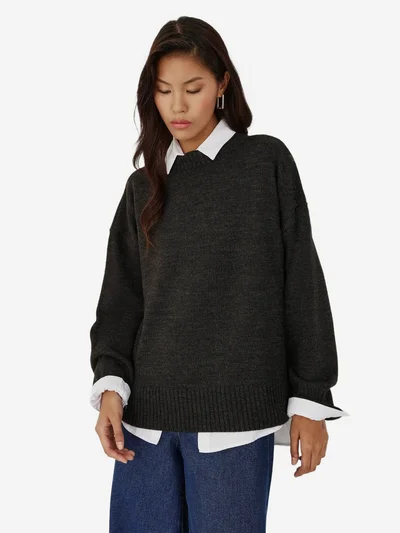 HICCUP Crew Neck Cozy Sweater