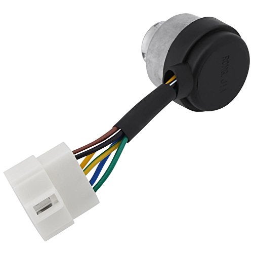 Walfront Ignition Switch with Key for 2.5-6.5KW Gas Generator 188F Starter, 6 Wire Ignition Lock Cylinder with Key - Image 5