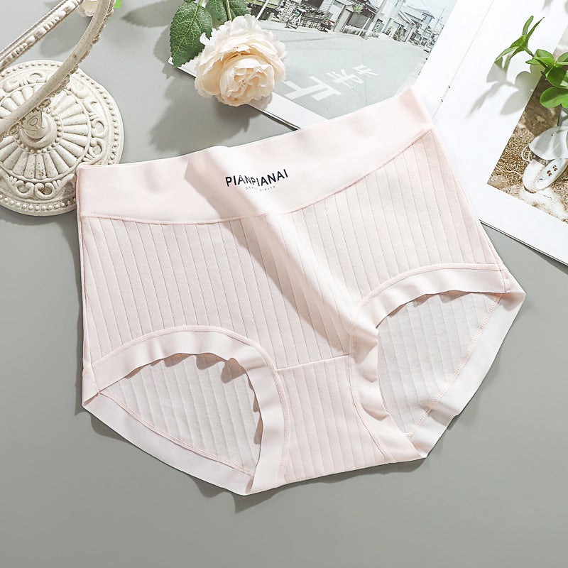 New SimplePlus Size High-Waisted Pure Cotton Underpants For Women Comfortable Stretchy Midship Briefs Female Intimates Black  - Image 2