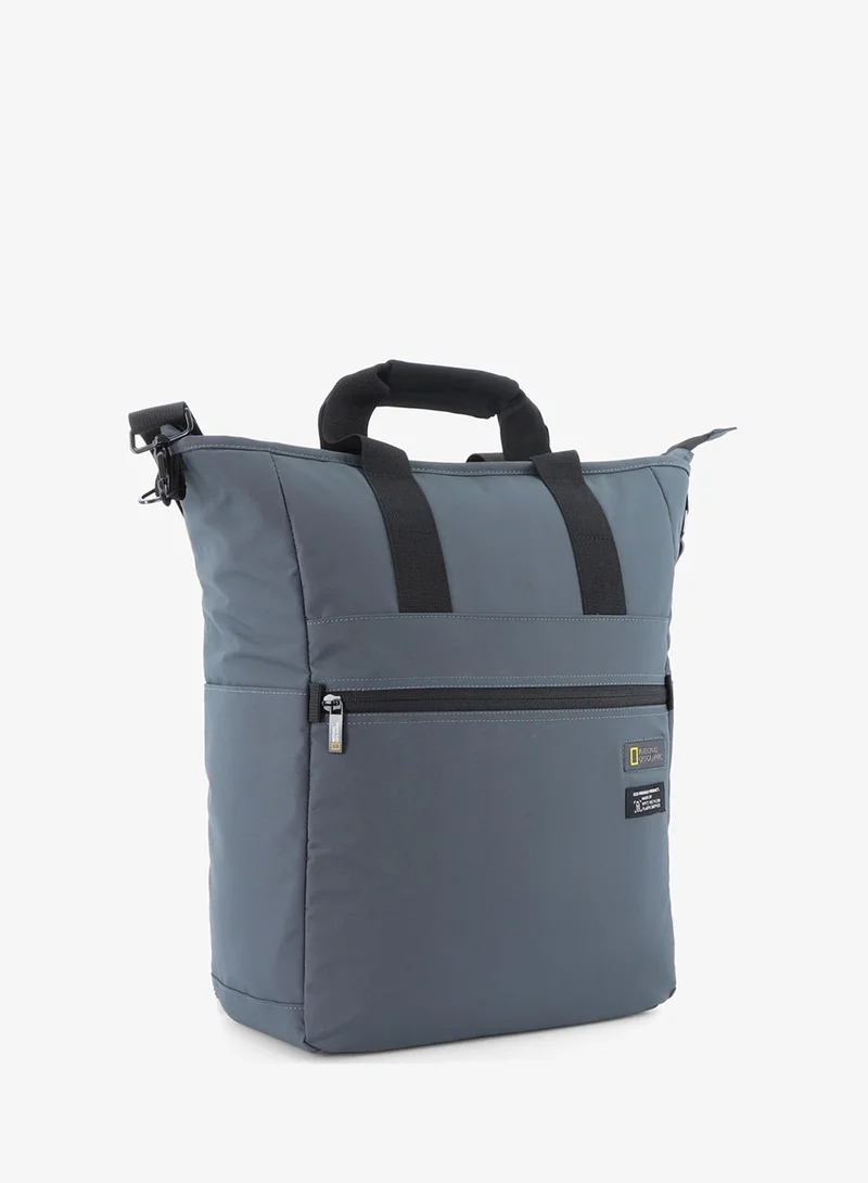 National Geographic  National Geographic Mutation 3-Way Computer Shopper Bag Grey, Shockproof Adjustable Durable Compact Backpack For Men And Women  | Best Price UAE