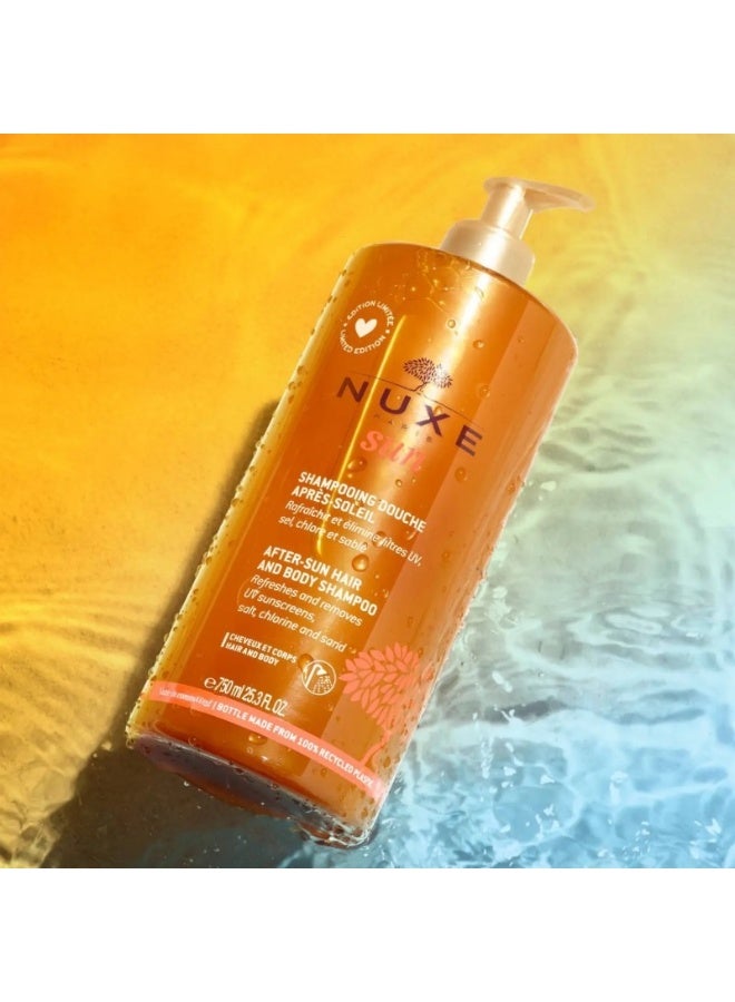 Nuxe Sun Shampoo Shower After-Sun Body and Hair 750ml - Image 2