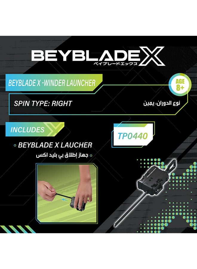 BeyBlade X Winder Launcher, Official Tournament-grade Right-spin Launchers, Easy Grip, Battle Top Toy, Bey Toy for 8+ Year Old Boys Girls, Authentic Die-cast Metal Parts, Powerful Attacks - Image 5