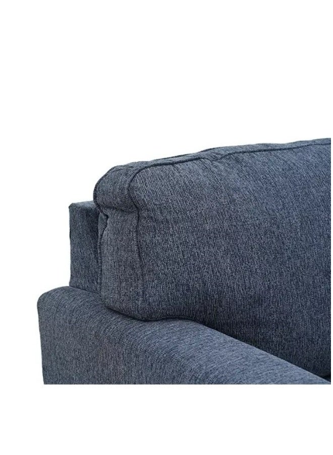 ROYALOAK Royaloak Latina Italian Fabric Three Seater Sofa | Thick Back Cushions | Square Armrest With Rounded Corners | Loose Seat Cushions | Foam and Poly Fiber-Wrapped Cushions | Corner Blocked Frame - Image 3