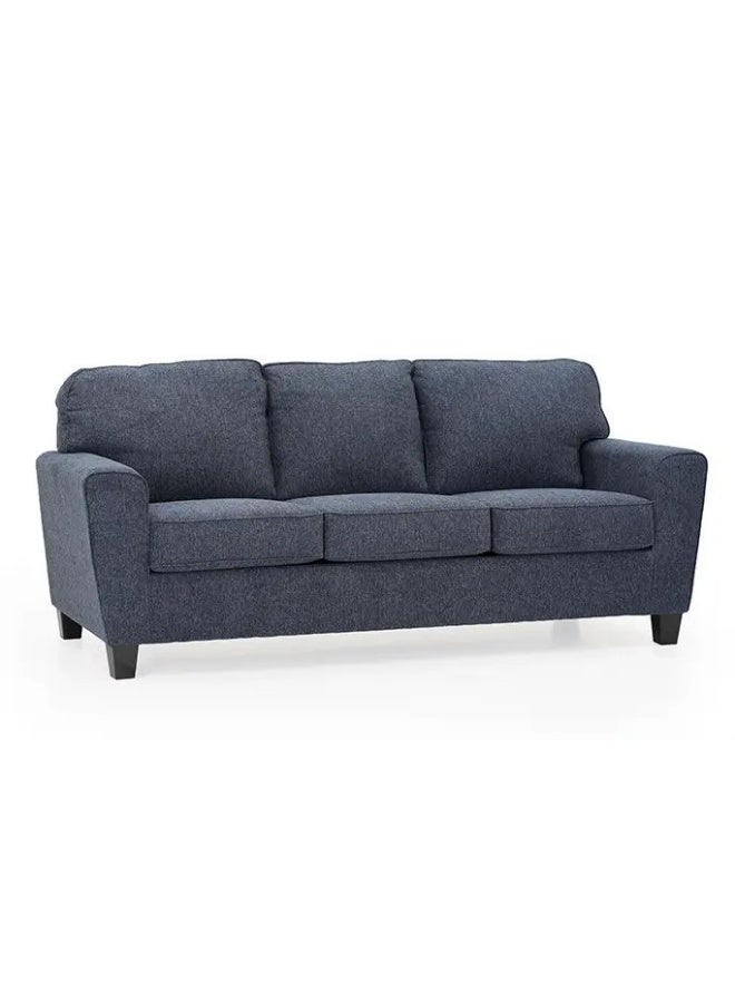 ROYALOAK Royaloak Latina Italian Fabric Three Seater Sofa | Thick Back Cushions | Square Armrest With Rounded Corners | Loose Seat Cushions | Foam and Poly Fiber-Wrapped Cushions | Corner Blocked Frame - Image 1