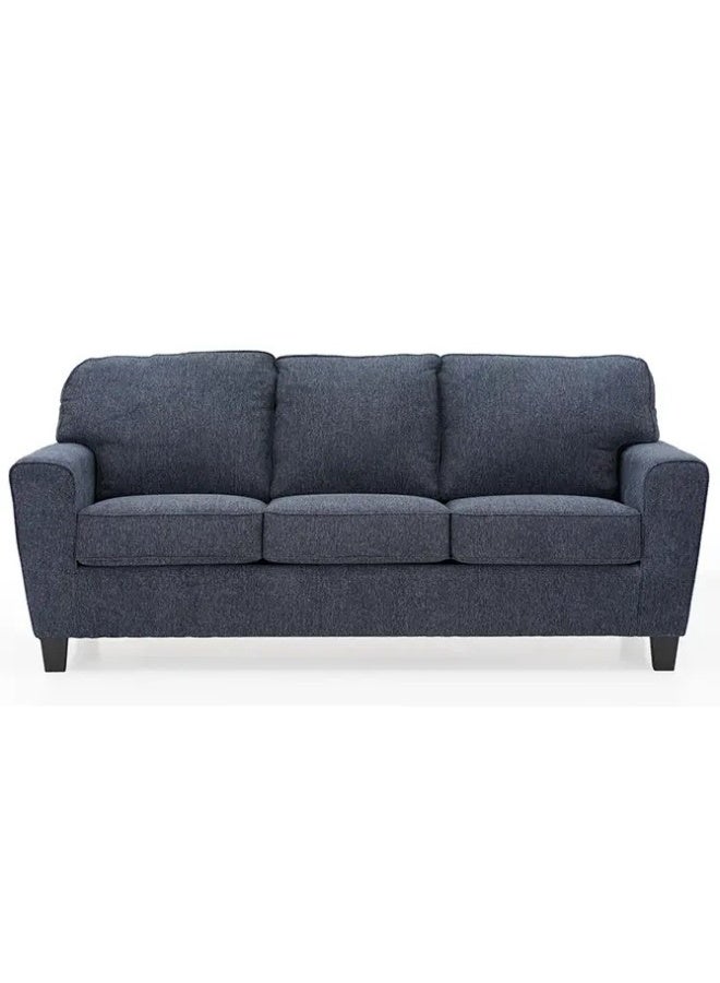 ROYALOAK Royaloak Latina Italian Fabric Three Seater Sofa | Thick Back Cushions | Square Armrest With Rounded Corners | Loose Seat Cushions | Foam and Poly Fiber-Wrapped Cushions | Corner Blocked Frame - Image 2