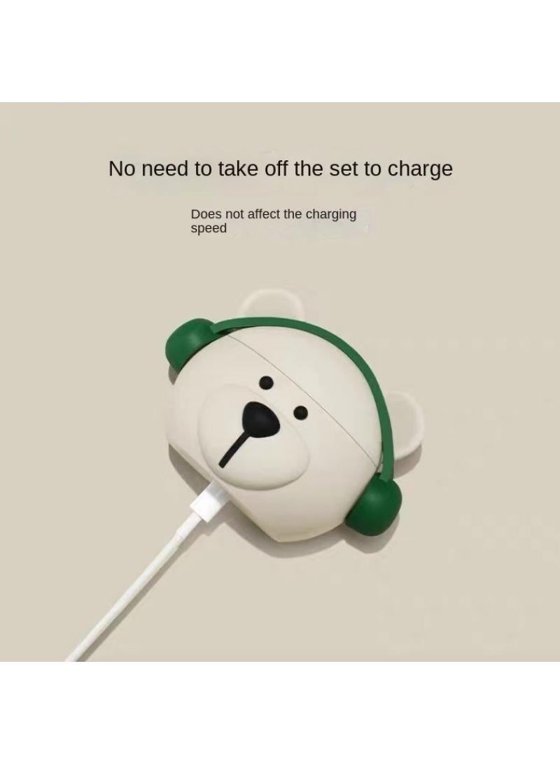 Y&D Suitable For Apple Airpods Pro Headset Cartoon Bear Silicone Protective Case - Image 4