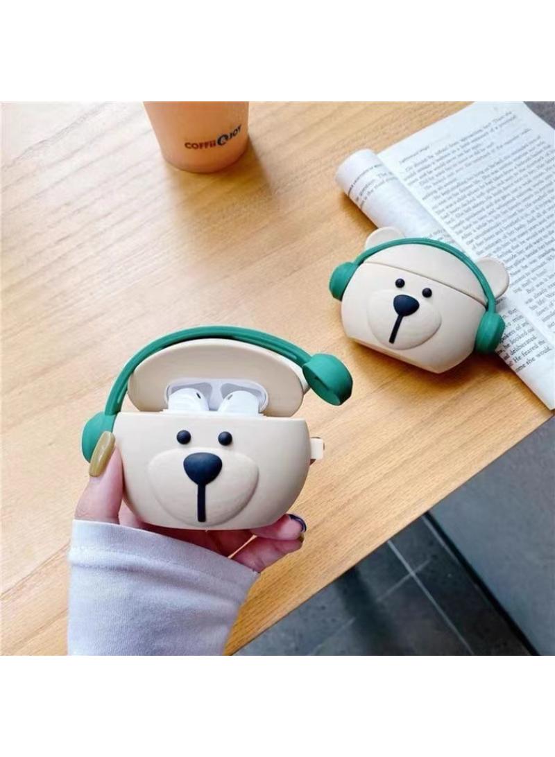 Y&D Suitable For Apple Airpods Pro Headset Cartoon Bear Silicone Protective Case - Image 3