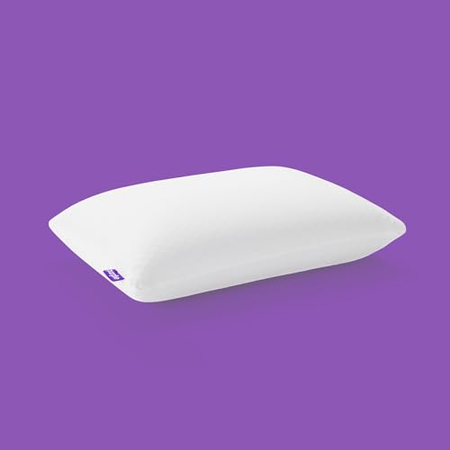 Purple Harmony Pillow  Standard  Medium Greatest Pillow Ever Invented 360 Hex Grid  Talalay Latex Core  No Pressure Support Stays Cool Luxurious Comfort