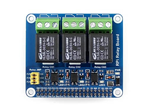 waveshare Pi Expansion Board Power Relay Board Module Kit, Compatible with Raspberry Pi 5/4B/3B/Zero/Zero W/Zero 2W/Pico/Pico W/Pico WH,Remote Control Make Home Appliances Intelligent - Image 5