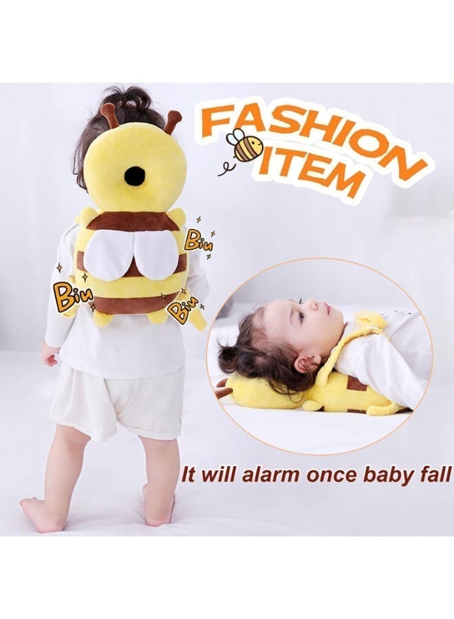 مجموعة حماية الطفل من السقوط، حقيقية واقية رأس على شكل نحلة مع جوارب طويلة واقية للركبة مضادة للانزلاق، وسادة امتصاص الصدمات للرضع أثناء الزحف والمشي، هدية مثالية للآباء الجدد في رمضان وعيد الفطر - Image 4