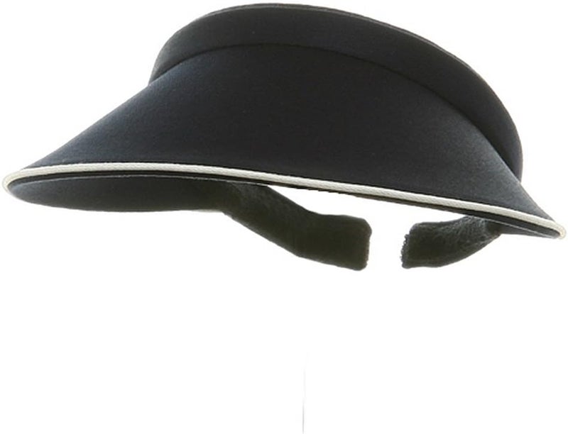 Mega Cap Piping Clip On Visor - Navy - Image 1