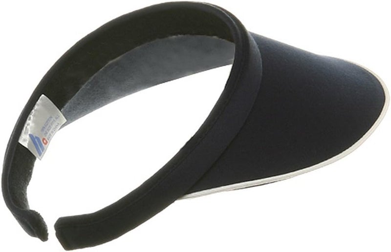 Mega Cap Piping Clip On Visor - Navy - Image 3