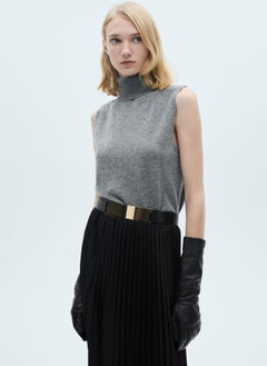 MANGO Straight Pleated Skirt  - Image 3