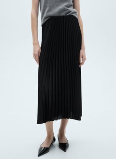 MANGO Straight Pleated Skirt  - Image 1