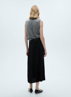 MANGO Straight Pleated Skirt  - Image 2