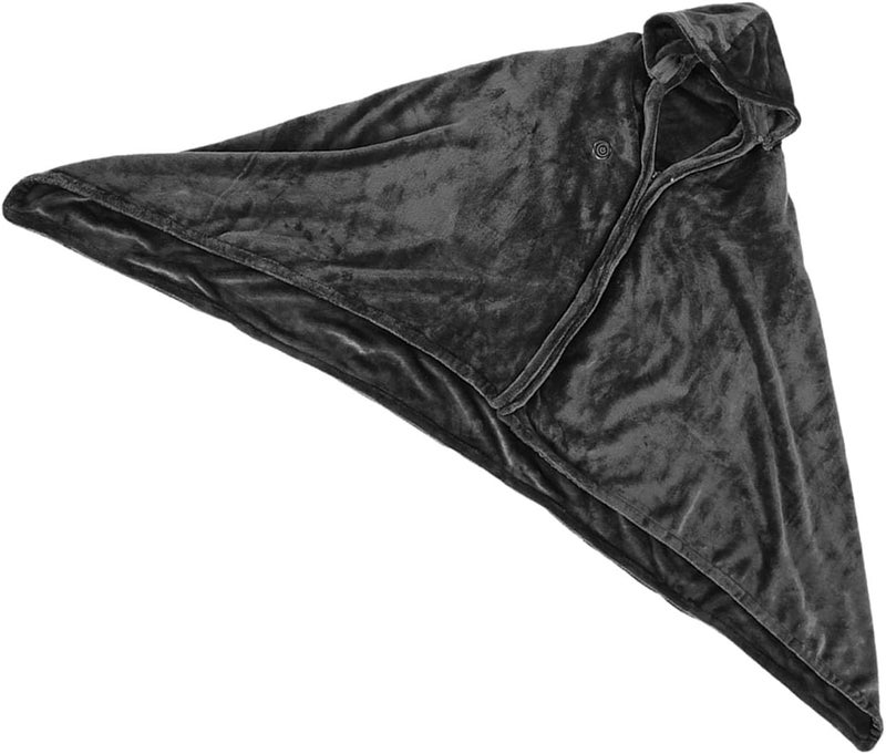Asixxsix Heated Blanket, 3 Temperature Settings 9 Heating Zones USB Powered Dual Side Flannel Electric Blanket Heated Throw with Wearable Shawl for Camping Travel Outdoor Home - Image 3