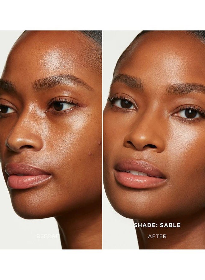 Hourglass Vanish Seamless Finish Foundation Stick. Satin Finish Buildable Full Coverage Foundation Makeup Stick for an Airbrushed Look. (SABLE) - Image 2