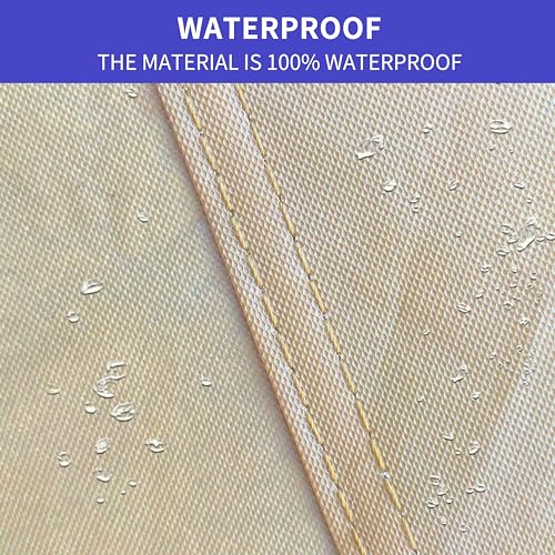 JURMON Heavy Duty Outdoor Car Cover Custom Fit for Toyota Highlander,Windproof All Weather Waterproof Sun Rain UV Dust Snow Protection Outdoor Car Covers - Image 2