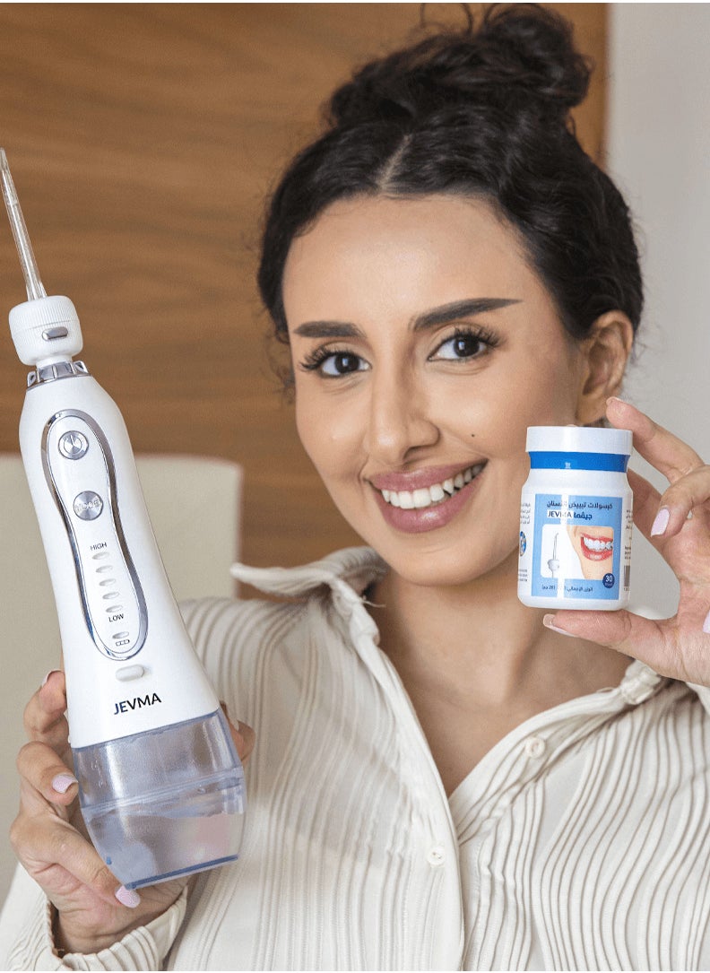 JEVMA Teeth whitening capsules equipped with an additional developed head to combine with JEVMA dental floss - 30 capsules  - Image 3