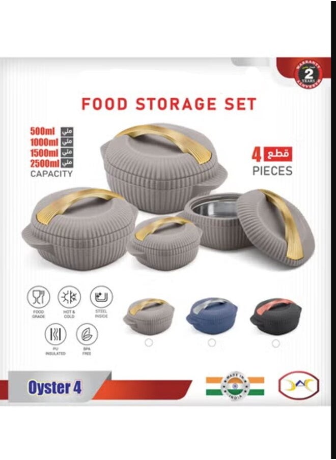 Dac - A set of food containers to preserve heat, consisting of 4 pieces (500, 1000, 1500.2500) ml - Image 1