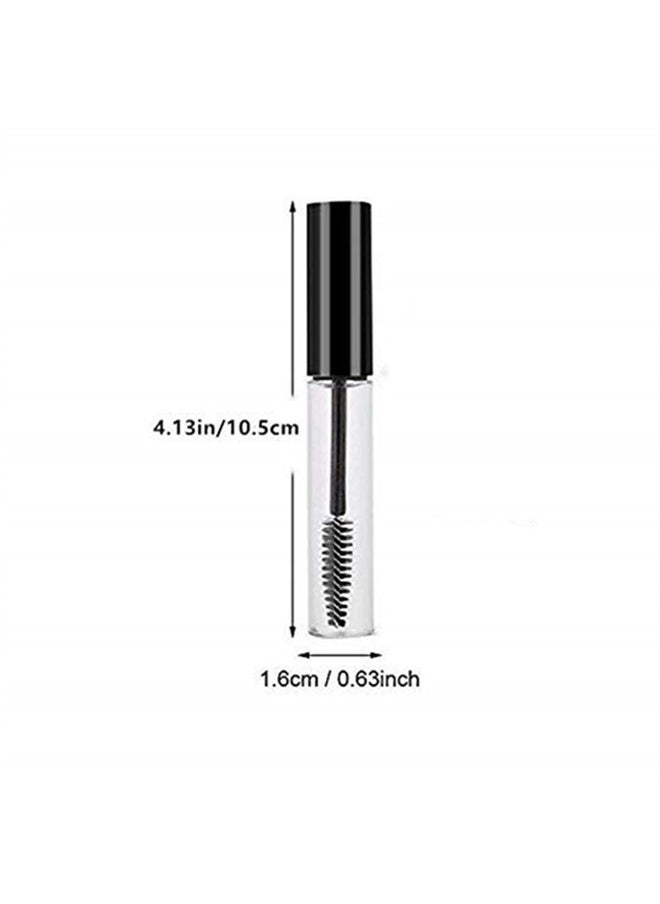 UQUABESO - 5pcs 10ml Empty Mascara Tube with Eyelash Wand, Eyelash Cream Container Bottle with Funnels Transfer Pipettes - Image 1
