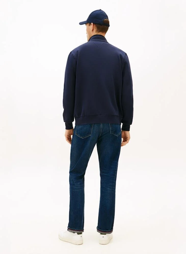 TOMMY HILFIGER Arch Stand Collar Zip Sweatshirt