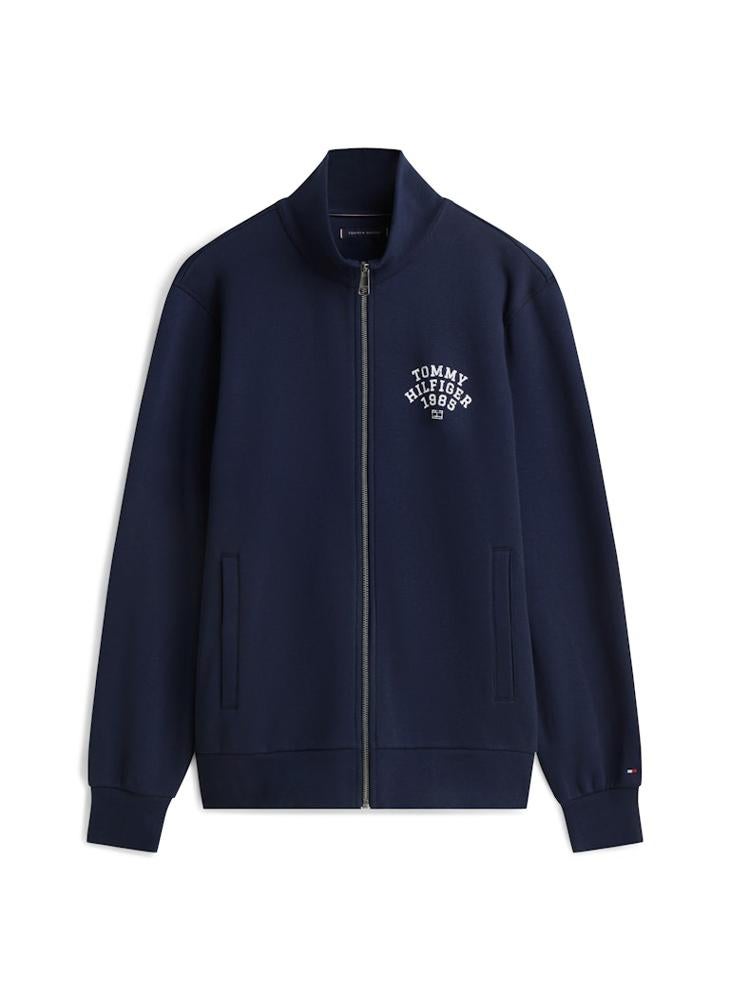 TOMMY HILFIGER Arch Stand Collar Zip Sweatshirt - Image 5