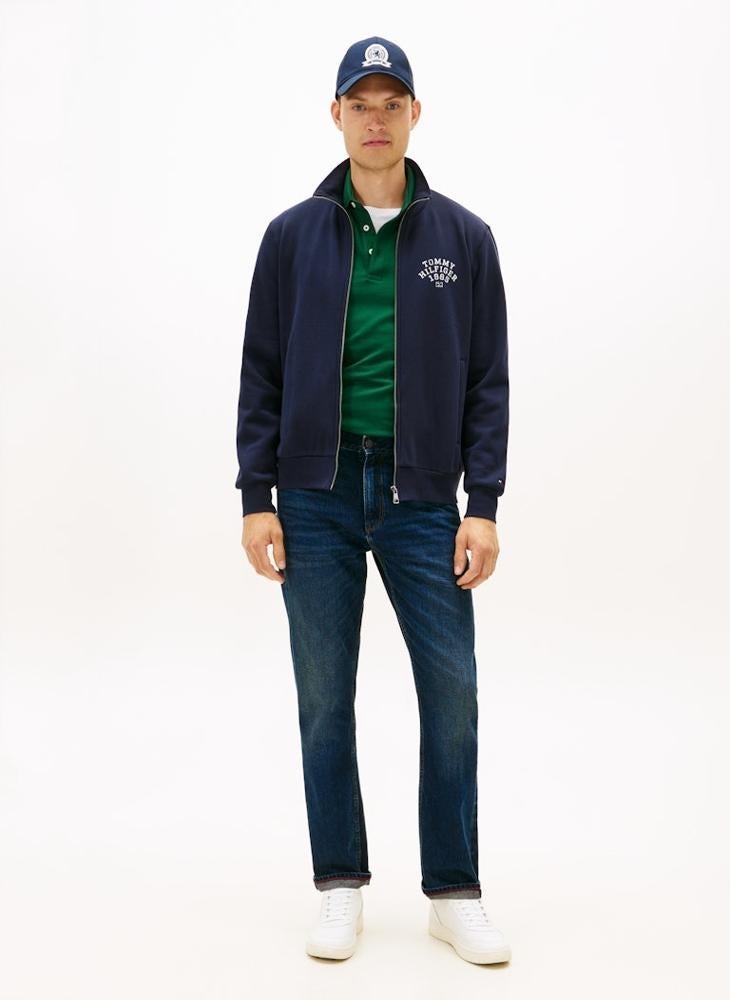 TOMMY HILFIGER Arch Stand Collar Zip Sweatshirt - Image 4
