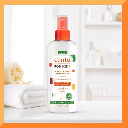 Cantu Care for Kids Conditioning Detangler, 6 Fluid Ounce - Image 4