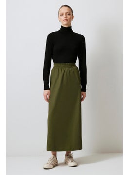 Touche Elastic Waist Gabardine Skirt  - Image 1