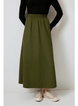 Touche Elastic Waist Gabardine Skirt  - Image 4