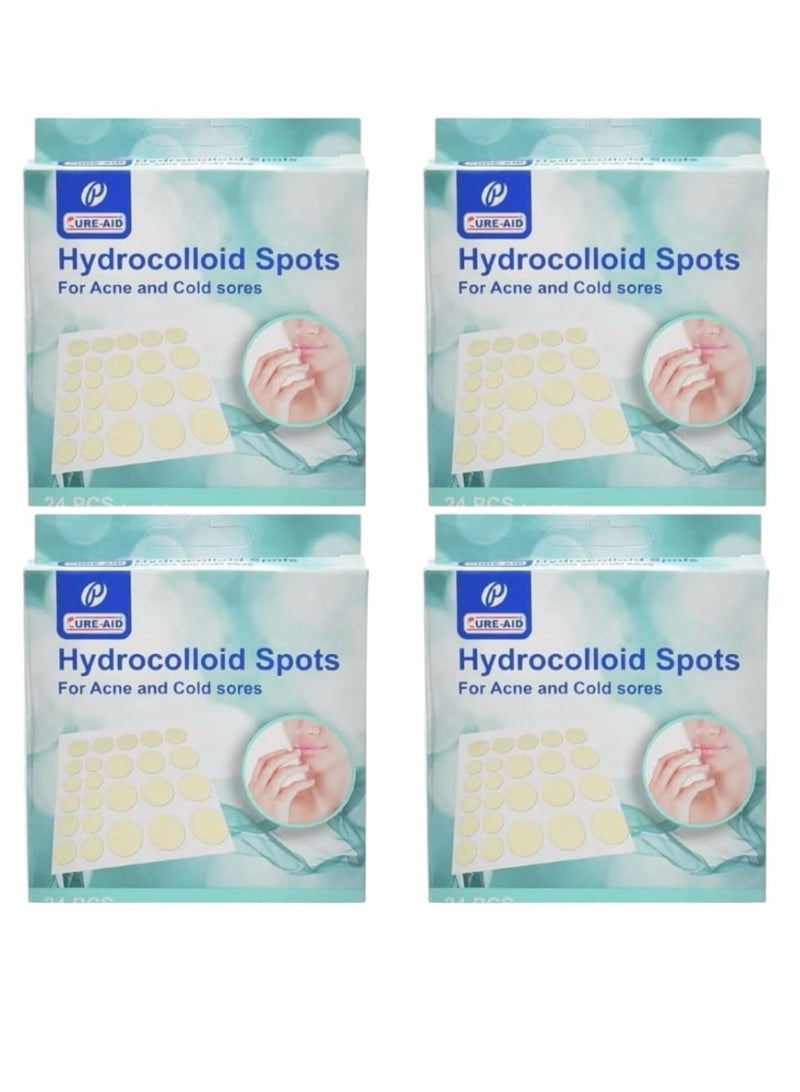 كيور إيد 24 قطعه لاصق لحب الشباب والقروح  بلون البشرة من كيور ايد (4 عبوات ) - Image 1