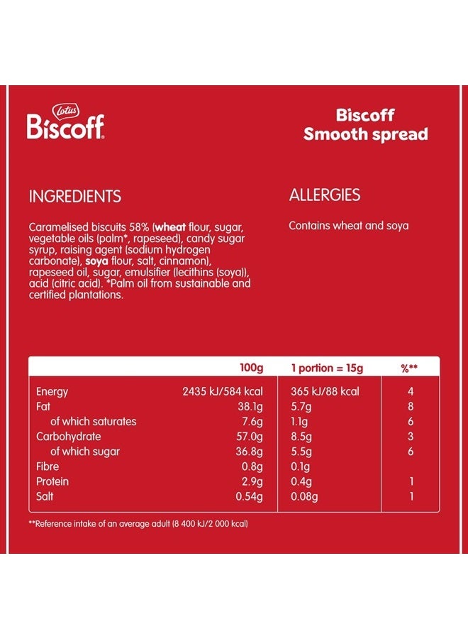 Lotus Original Caramelised Biscuit Spread Smooth - 400g - Image 4