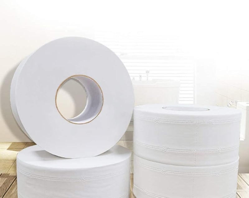 NUOBESTY 2 حزمة كبيرة من ورق التواليت الناعم والماص 12 لفة - Image 5