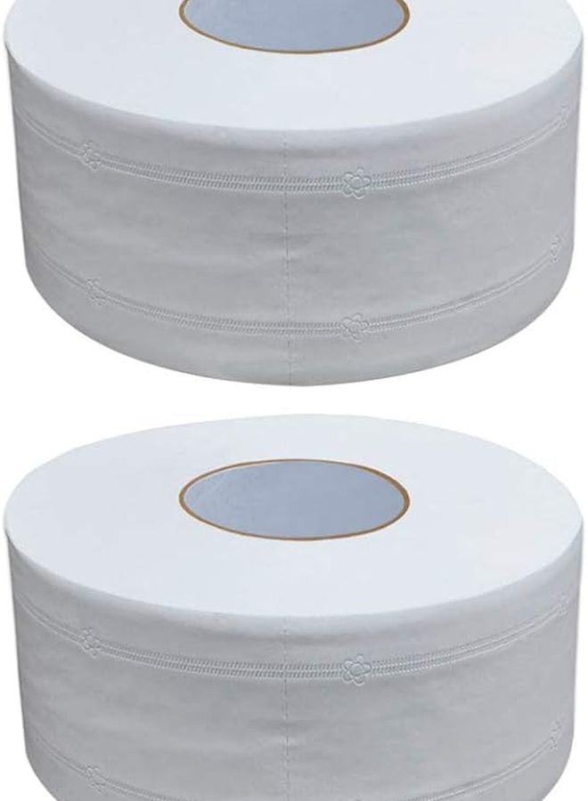 NUOBESTY 2 حزمة كبيرة من ورق التواليت الناعم والماص 12 لفة - Image 2