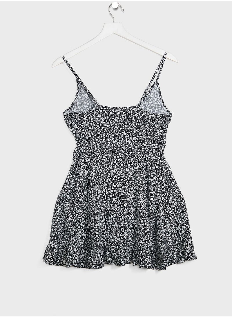 MANGO - Kids Floral Print Dress - Image 1