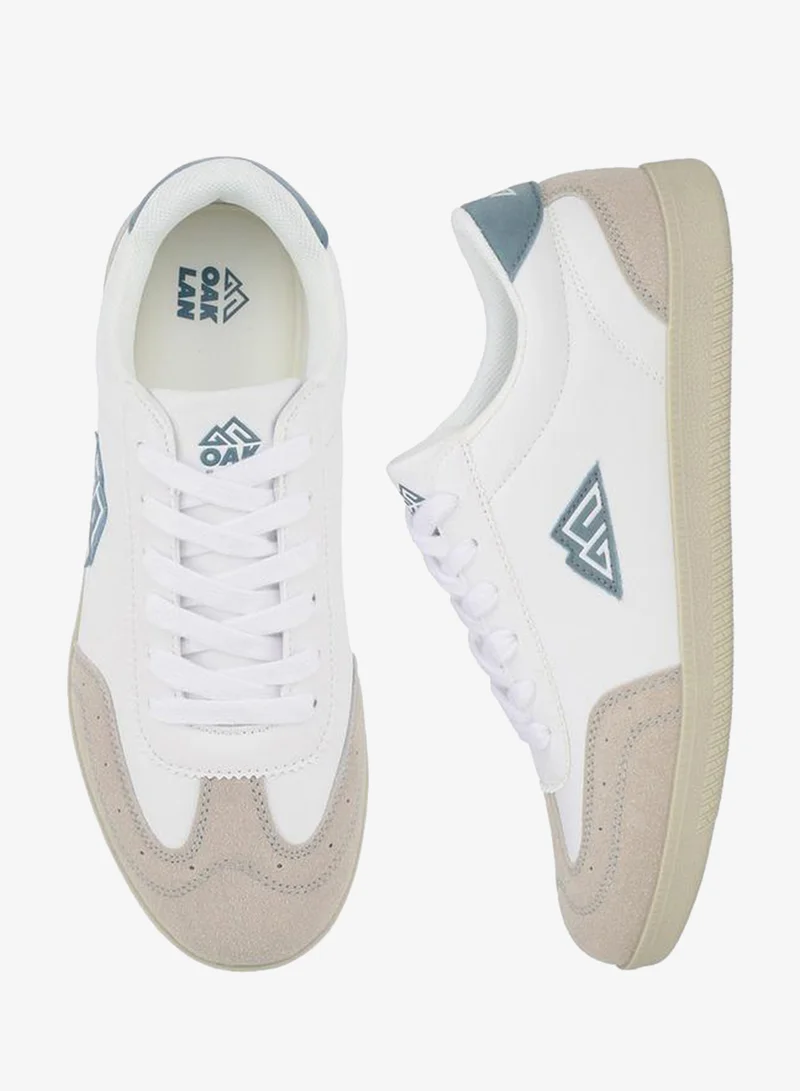 Colourblock Lace-Up Ankle Sneakers