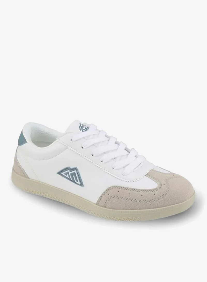Oaklan By Shoexpress GREEN Colourblock Lace-Up Ankle Sneakers for Women | Best Price UAE