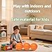 INTOWIND Mini Basketballs 3 Pack 7inch Small Basketball Size 3 Set with Pump Needle Ideal for Mini Hoop Outdoor Indoor Play Kids Basketball Party Favors - Image 4