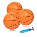 INTOWIND Mini Basketballs 3 Pack 7inch Small Basketball Size 3 Set with Pump Needle Ideal for Mini Hoop Outdoor Indoor Play Kids Basketball Party Favors - Image 2